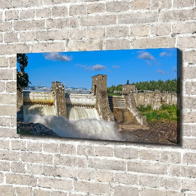 Foto op canvas Waterdam