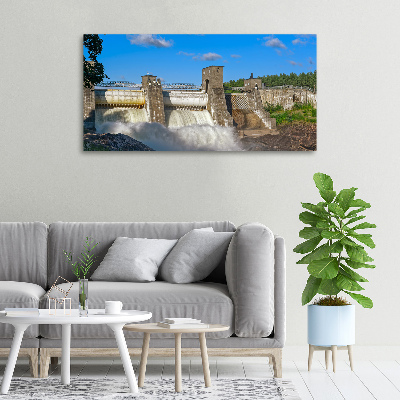 Foto op canvas Waterdam