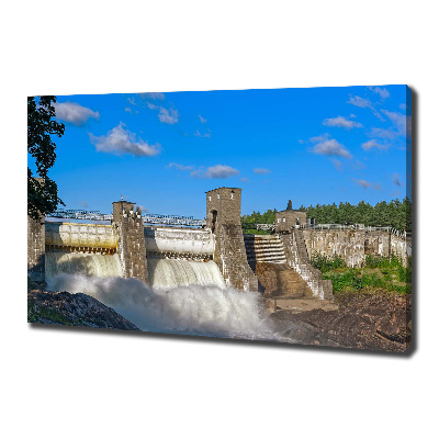 Foto op canvas Waterdam