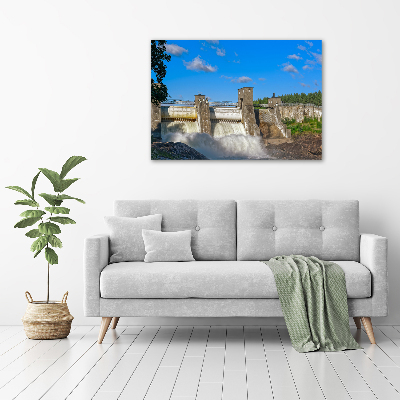 Foto op canvas Waterdam