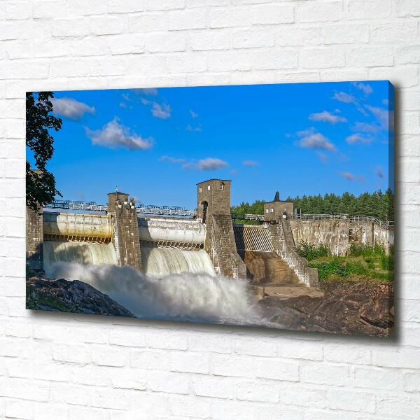 Foto op canvas Waterdam