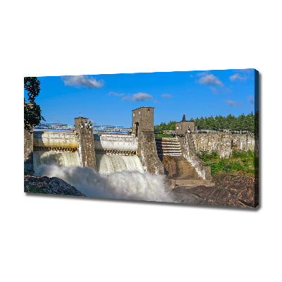 Foto op canvas Waterdam