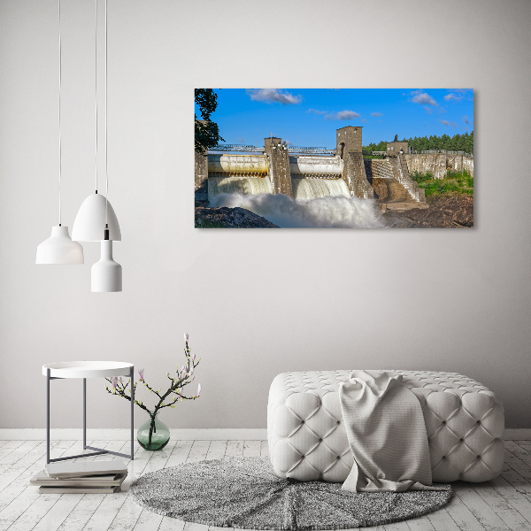 Foto op canvas Waterdam