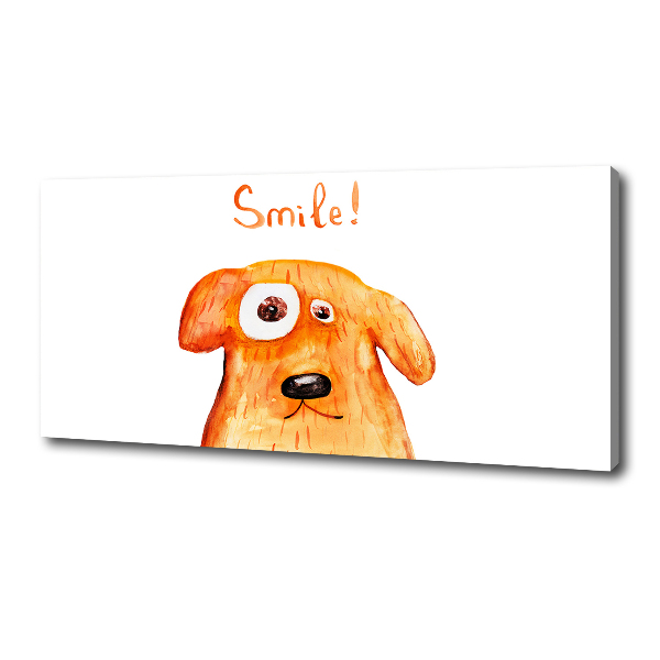 Schilderij op canvas Hond