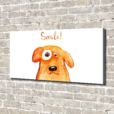 Schilderij op canvas Hond