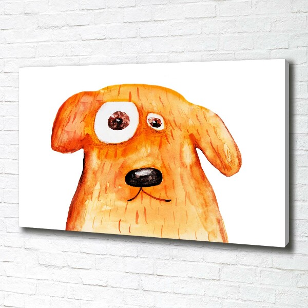 Schilderij op canvas Hond