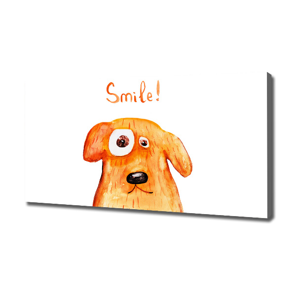 Schilderij op canvas Hond