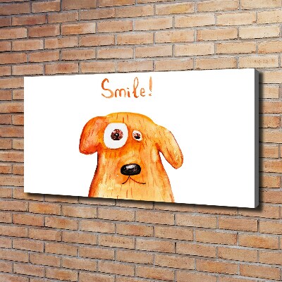 Schilderij op canvas Hond