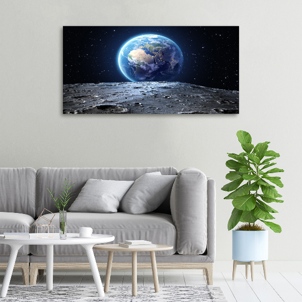 Canvas foto Planeet Aarde