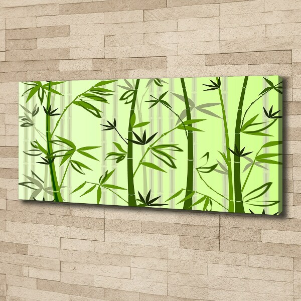Schilderij op canvas Bamboe