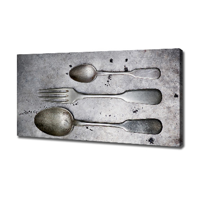 Canvas schilderij Bestek