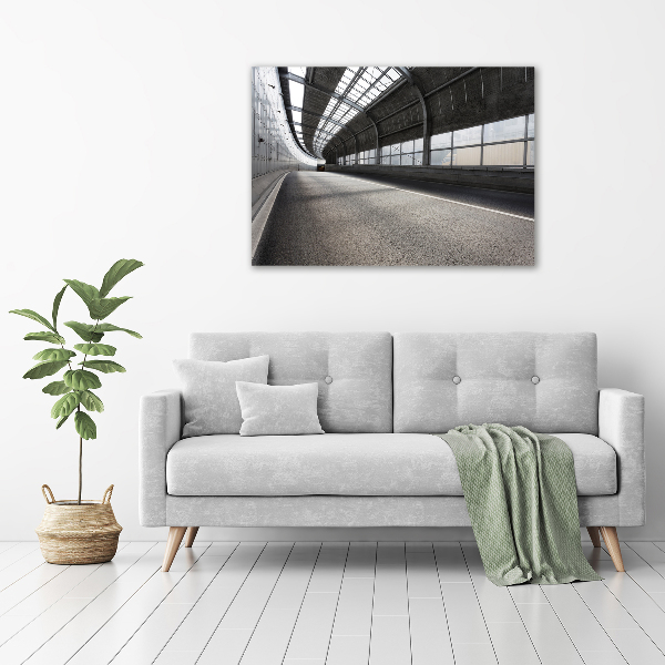 Schilderij op canvas Weg in de tunnel