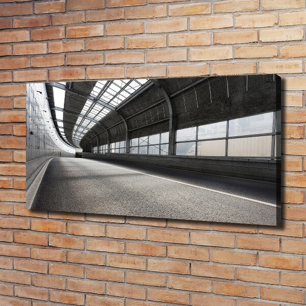 Schilderij op canvas Weg in de tunnel