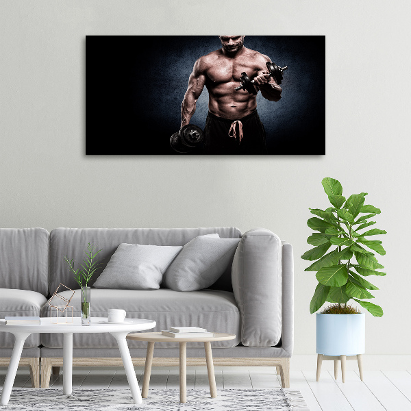 Foto canvas Spieropbouw