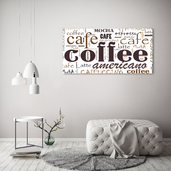 Foto canvas Koffie