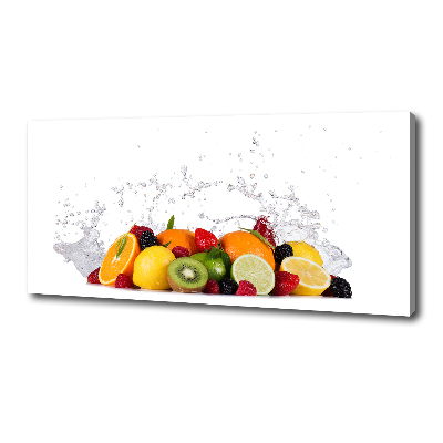 Foto op canvas Fruit en water
