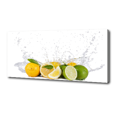 Canvas foto Citrus en water