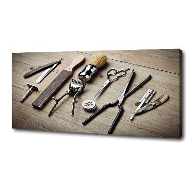 Canvas foto Herenkapper