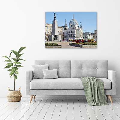 Canvas foto Vrijheidsplein Łódź