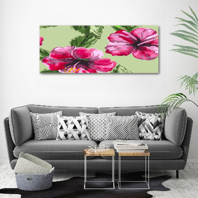 Foto op canvas Hawaiiaanse bloemen