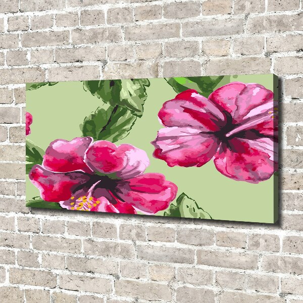 Foto op canvas Hawaiiaanse bloemen