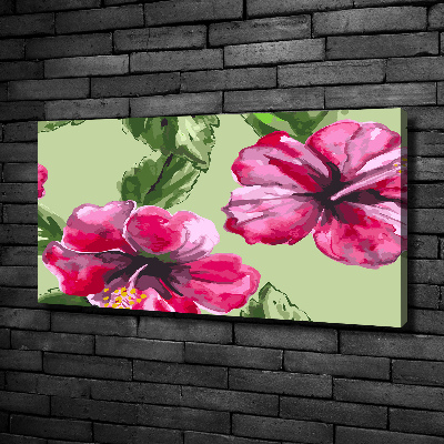 Foto op canvas Hawaiiaanse bloemen