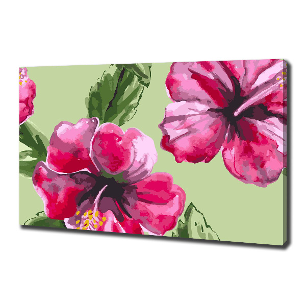 Foto op canvas Hawaiiaanse bloemen