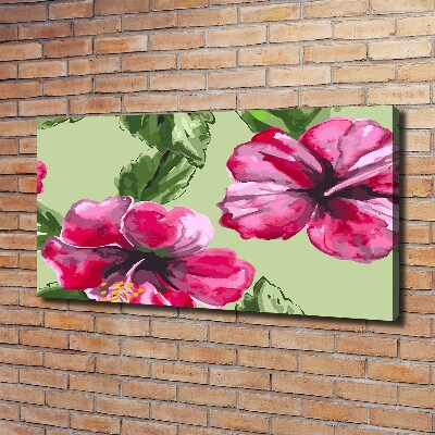 Foto op canvas Hawaiiaanse bloemen