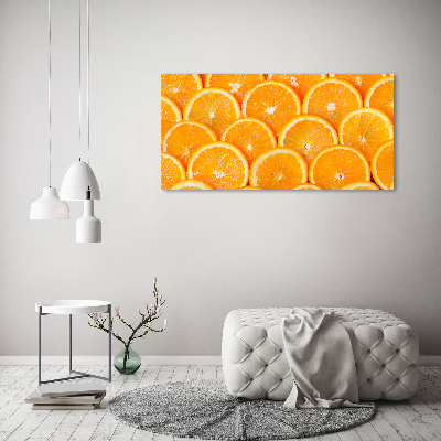 Schilderij op canvas Sinaasappelschijfjes