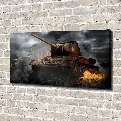 Foto canvas Tank