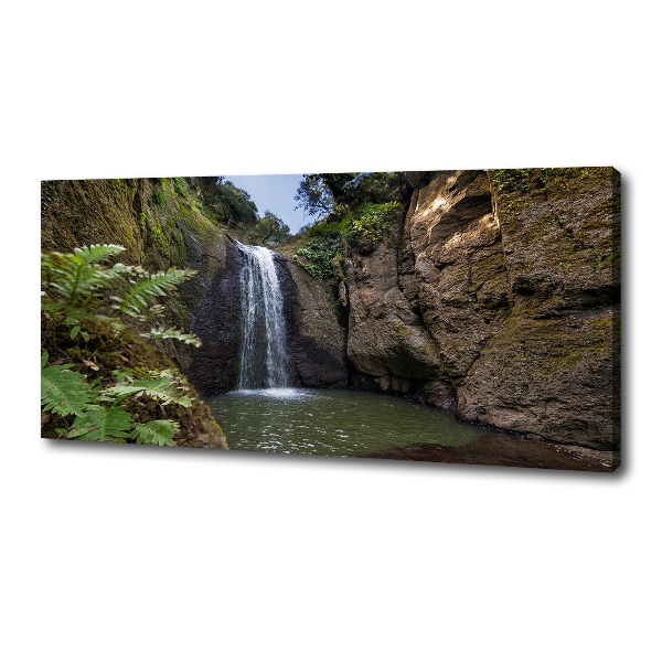 Foto canvas Waterval op Sardinië