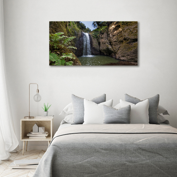 Foto canvas Waterval op Sardinië