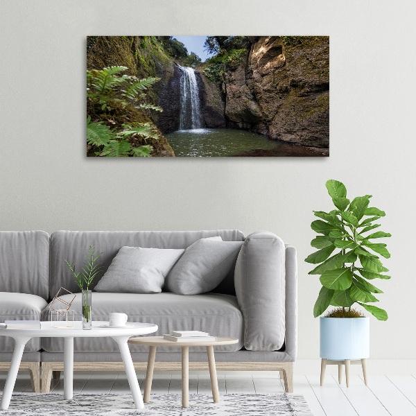 Foto canvas Waterval op Sardinië