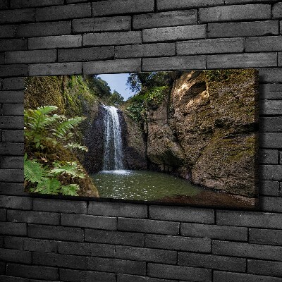 Foto canvas Waterval op Sardinië