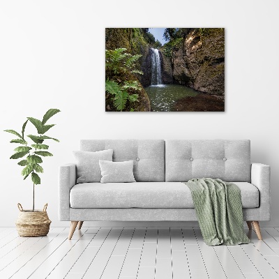 Foto canvas Waterval op Sardinië