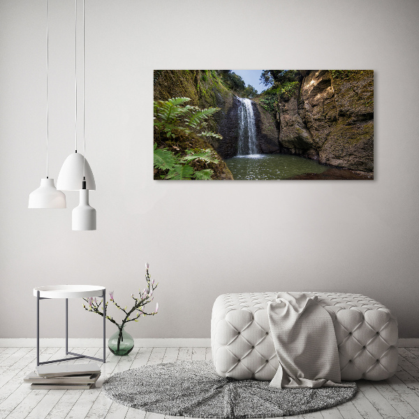 Foto canvas Waterval op Sardinië