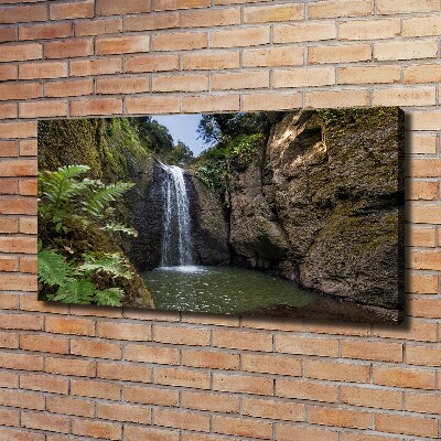Foto canvas Waterval op Sardinië