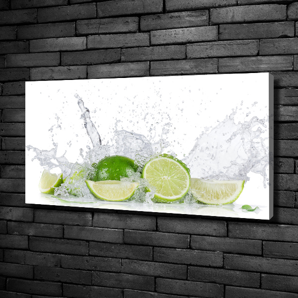 Foto canvas Limoenen en water