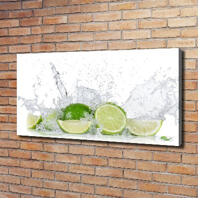 Foto canvas Limoenen en water