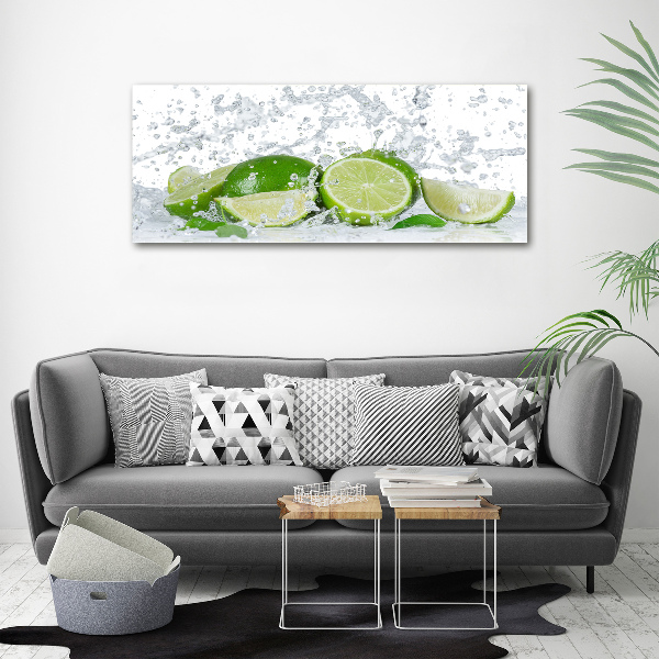 Foto op canvas Limoenen en water