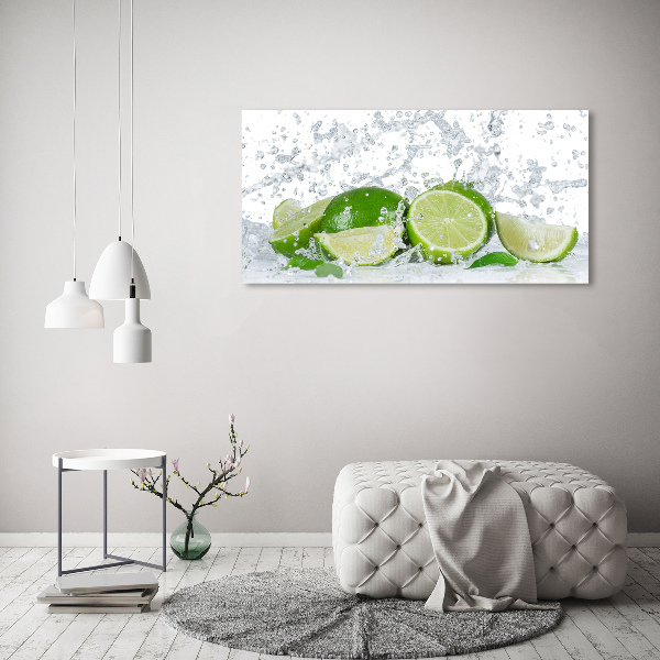 Foto op canvas Limoenen en water