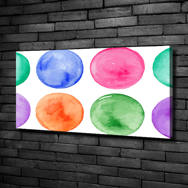 Foto obraz na płótnie Kolorowe koła