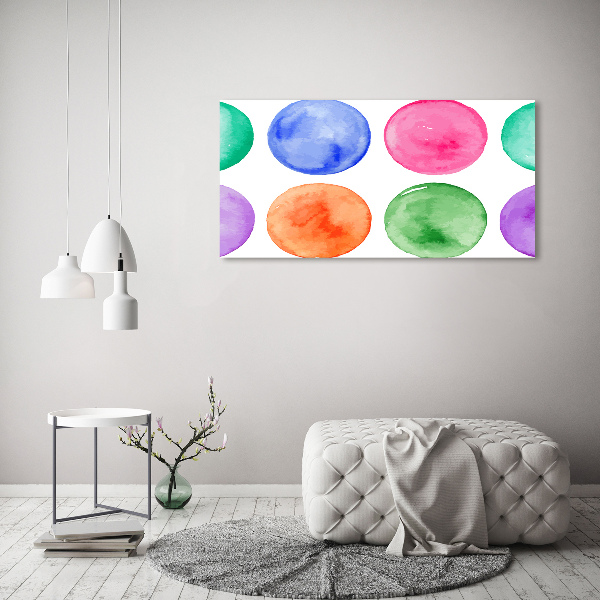 Foto canvas Gekleurde cirkels