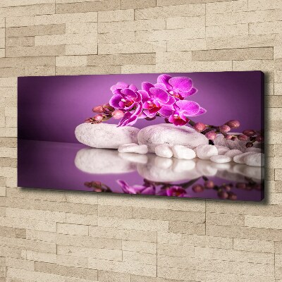 Canvas foto Roze orchidee