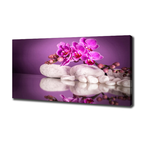 Canvas foto Roze orchidee
