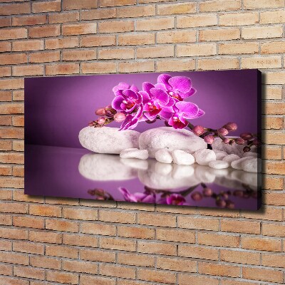Canvas foto Roze orchidee