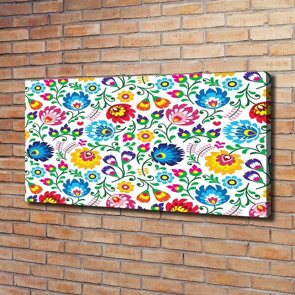 Schilderij op canvas Etnisch patroon