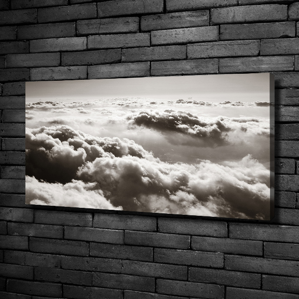 Canvas schilderij Wolken vanuit vogelperspectief
