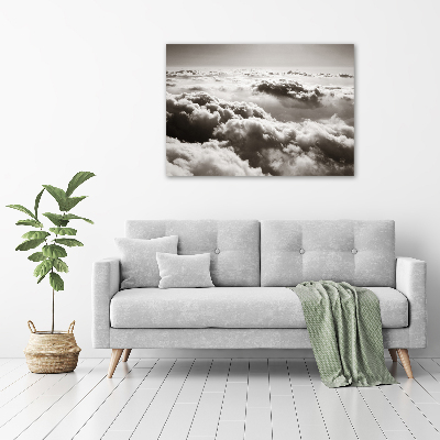 Canvas schilderij Wolken vanuit vogelperspectief