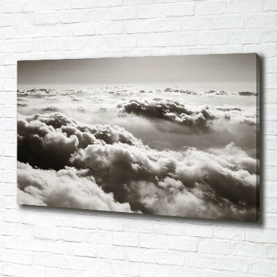 Canvas schilderij Wolken vanuit vogelperspectief